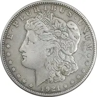 سکه یک دلار 1921S مورگان - EF40 - آمریکا