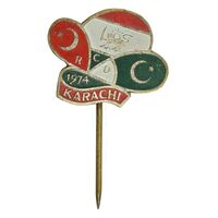 نشان سوزنی نشست سه جانبه کراچی 1974 - EF - پاکستان