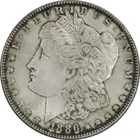 سکه یک دلار 1886 مورگان - MS62 - آمریکا