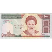اسکناس 1000 ریال (نوربخش - عادلی) امام - یک یکم - تک - EF45 - جمهوری اسلامی
