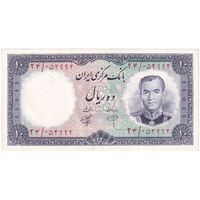 اسکناس 10 ریال 1340 - تک - AU55 - محمد رضا شاه