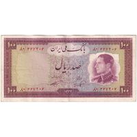 اسکناس 100 ریال 1333 - تک - EF40 - محمد رضا شاه