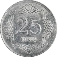 سکه 25 کروش 2020 جمهوری - MS61 - ترکیه
