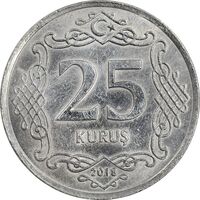 سکه 25 کروش 2019 جمهوری - MS61 - ترکیه
