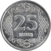 سکه 25 کروش 2010 جمهوری - AU55 - ترکیه