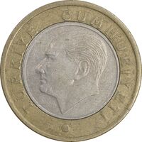 سکه 1 لیر 2018 جمهوری - تیپ یک - EF45 - ترکیه