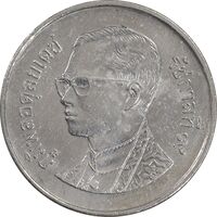 سکه 1 بات 2001 رامای نهم - AU50 - تایلند