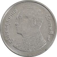 سکه 1 بات 2012 رامای نهم - AU55 - تایلند