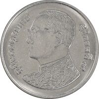 سکه 1 بات 2015 رامای نهم - AU55 - تایلند