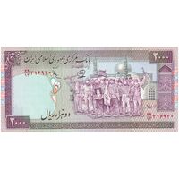 اسکناس 2000 ریال (محمدخان - عادلی) - تک - UNC62 - جمهوری اسلامی
