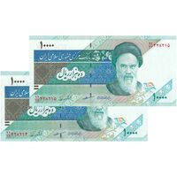 اسکناس 10000 ریال (مظاهری - نوربخش) امام - جفت - UNC64 - جمهوری اسلامی