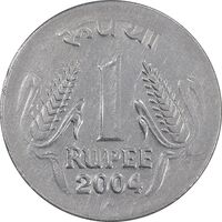 سکه 1 روپیه 2004 جمهوری - AU50 - هند