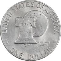 سکه یک دلار 1976D جشن دویست سالگی آمریکا - MS61 - آمریکا