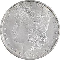 سکه یک دلار 1882 مورگان - MS62 - آمریکا