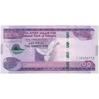 اسکناس 200 بیر 2012(2020) جمهوری دموکراتیک فدرال - تک - UNC62 - اتیوپی