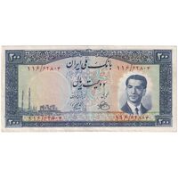 اسکناس 200 ریال 1330 - تک - EF45 - محمد رضا شاه