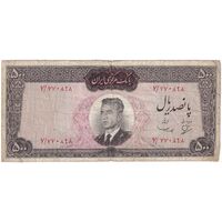 اسکناس 500 ریال (بهنیا - سمیعی) - تک - VF20 - محمد رضا شاه