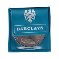 مدال یادبود الیزابت دوم و فیلیپ 1972 - با کاور - UNC - انگلستان