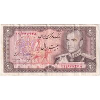 اسکناس 20 ریال (انصاری - مهران) ریال باز - تک - EF40 - محمد رضا شاه اسکناس 20 ریال (انصاری - مهران) ریال باز - تک - EF40 - محمد رضا شاه