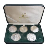 باکس 5 عددی مدال یادبود نقره کلکسیونی - PF63 - گلدکوئست