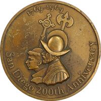 مدال یادبود دویستمین سالگرد سن دیگو - EF - ایالات متحده آمریکا