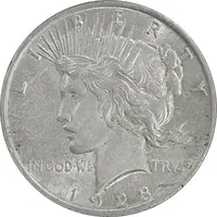 سکه یک دلار 1923 صلح - MS61 - آمریکا