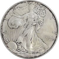 مدال یادبود 1 دلار 2008 عقاب - PF62 - آمریکا