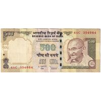 اسکناس 500 روپیه 2009 جمهوری - تک - VF35 - هند