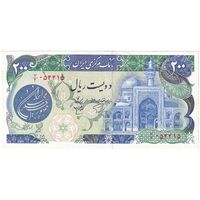 اسکناس 200 ریال (اردلان - مولوی) بدون فیلیگران - تک - UNC61 - جمهوری اسلامی