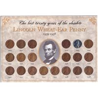 مجموعه سکه های 1 سنت لینکلن (1958 - 1939) - آمریکا