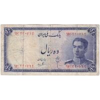 اسکناس 10 ریال سری سوم - تک - F12 - محمد رضا شاه اسکناس 10 ریال سری سوم - تک - F12 - محمد رضا شاه