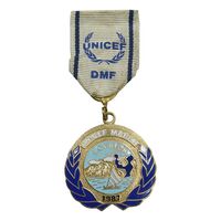 نشان یونیسف - با روبان فابریک - AU - اندونزی