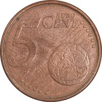 سکه 5 یورو سنت 2001 خوآن کارلوس یکم - EF45 - اسپانیا