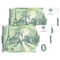 اسکناس 0 یورو بدون تاریخ (2023) - EAAD057/2 - آمستردام - جفت - UNC65 - هلند