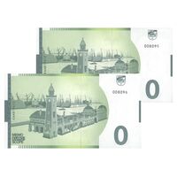 اسکناس 0 یورو بدون تاریخ جمهوری فدرال - هامبورگ - جفت - UNC63 - آلمان اسکناس 0 یورو بدون تاریخ جمهوری فدرال - هامبورگ - جفت - UNC63 - آلمان