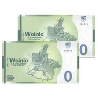 اسکناس 0 یورو بدون تاریخ - ووینیچ مجسمه غولپیکر گراز وحشی - جفت - UNC65 - فرانسه اسکناس 0 یورو بدون تاریخ - ووینیچ مجسمه غولپیکر گراز وحشی - جفت - UNC65 - فرانسه