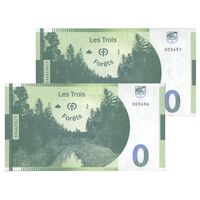 اسکناس 0 یورو بدون تاریخ - پارک مرکزی لس تروا فورت - جفت - UNC65 - فرانسه اسکناس 0 یورو بدون تاریخ - پارک مرکزی لس تروا فورت - جفت - UNC65 - فرانسه