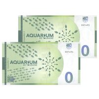 اسکناس 0 یورو بدون تاریخ - آکواریوم تورین - جفت - UNC65 - فرانسه اسکناس 0 یورو بدون تاریخ - آکواریوم تورین - جفت - UNC65 - فرانسه