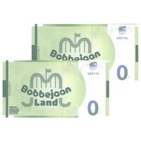 اسکناس 0 یورو بدون تاریخ - پارک بابجانلند - جفت - UNC64 - بلژیک