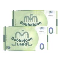 اسکناس 0 یورو بدون تاریخ - پارک بابجانلند-ترن هوایی - جفت - UNC65 - بلژیک