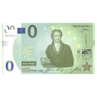 اسکناس 0 یورو بدون تاریخ جمهوری فدرال - گوته - تک - UNC65 - آلمان