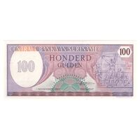 اسکناس 100 گلدن 1985 جمهوری - تک - UNC65 - سورینام