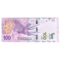 اسکناس 100 پزو بدون تاریخ (2018-2019) جمهوری فدرال - تک - UNC64 - آرژانتین