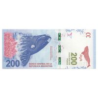 اسکناس 200 پزو بدون تاریخ (2016-2018) جمهوری فدرال - FAS, EM - تک - UNC63 - آرژانتین