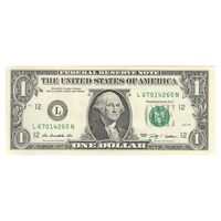 اسکناس 1 دلار 2009 جمهوری فدرال - L (سان فرانسیسکو) - تک - AU50 - آمریکا