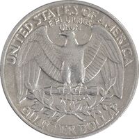 سکه کوارتر دلار 1984P واشنگتن - AU50 - آمریکا