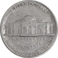 سکه 5 سنت 1996D جفرسون - AU58 - آمریکا