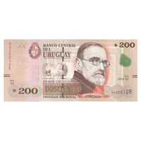 اسکناس 200 پزو 2019 جمهوری شرق - تک - AU58 - اوروگوئه