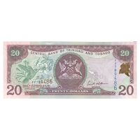 اسکناس 20 دلار 2006 جمهوری - بدون نوارهای مشکی - تک - AU58 - ترینیداد و توباگو