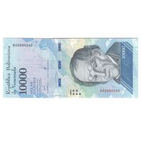 اسکناس 10000 بولیوار 2017 جمهوری بولیواری - تک - UNC63 - ونزوئلا